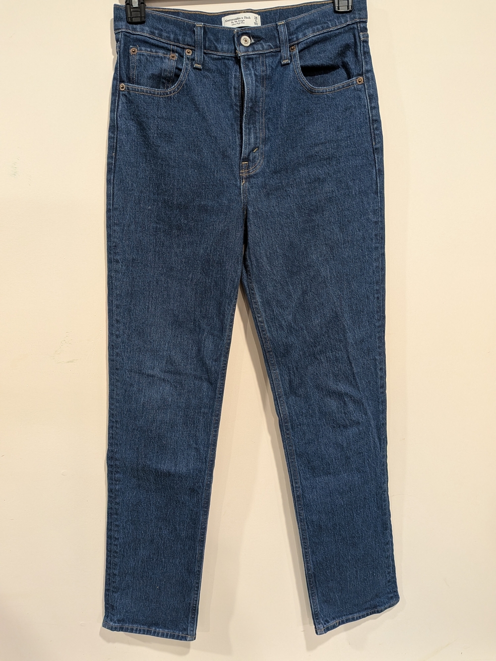 Abercrombie & Fitch The '90s Straight Ultra High Rise Jeans